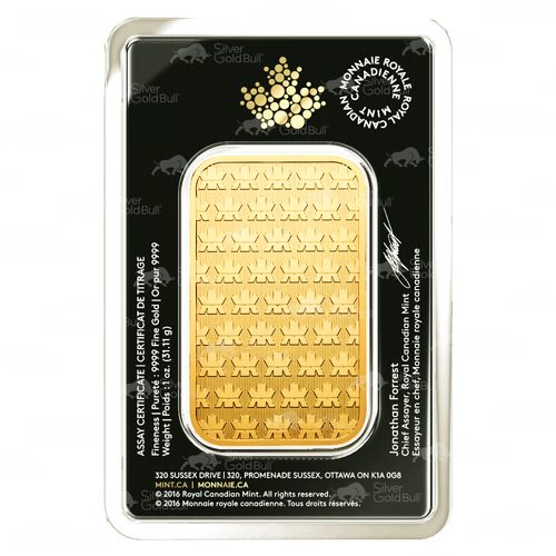 1 oz Gold Bar | Royal Canadian Mint